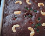 A picture of step 5 of Eggless chocolate cake.