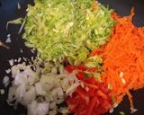 Foto del paso 1 de la receta: Zapallitos con zanahoria