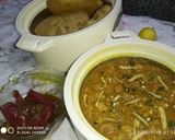 A picture of step 20 of Chole puri.