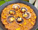 Foto del paso 7 de la receta: Arroz de vieiras y calamar con crema de bogavante