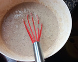 A picture of step 3 of Hummingbird pancakes #themechallenge.