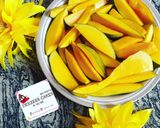 A picture of step 1 of Mango juice.