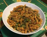 Une image de l'étape 14 de Fusilis de lentilles corail aux légumes du jardin et mozzarella di buffala.