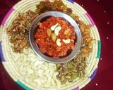 A picture of step 1 of Gajar ka halwa.