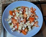 Une image de l'étape 7 de Salade de poivrons grillés.