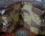 A picture of step 5 of Chess board cake.