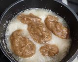 A picture of step 5 of Chikoo kesari.