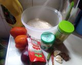 A picture of step 1 of Jollof rice#crosscountrychallenge.