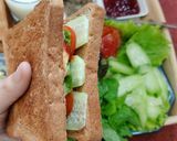 Hình bước làm 7 của món Bánh mỳ sandwich trứng pate