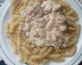 Foto del paso 8 de la receta: Fideos con salsa paricien