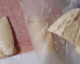 Foto del paso 1 de la receta: Omelette de paleta (fiambre) y queso, con ensalada