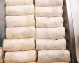 Hình bước làm 5 của món Chả Giò Sen