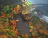 A picture of step 2 of Chicken stuffed squid.