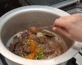 A picture of step 5 of Beef Chana Pulao(no tomato).