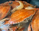 Foto langkah ke 1 dari resep Udang Kepiting saos Padang.