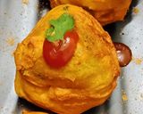A picture of step 3 of Stuffed capsicum pakode.
