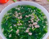 Hình bước làm 4 của món Canh cải ngọt thịt bằm