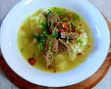 Foto langkah ke 3 dari resep Soto Babat Daging Sapi Kuah Bening.