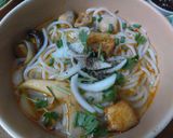 Hình bước làm 3 của món Bún Huế Chay