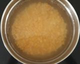 A picture of step 1 of Mixed Dal Tadka and Jeera Rice.