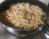 A picture of step 4 of Spicy sesame noodles.