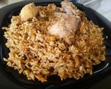 A picture of step 7 of Chicken pilau.