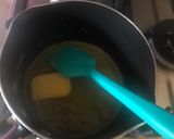 A picture of step 2 of Salted caramel brittle.