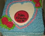 Foto langkah ke 2 dari resep Birthdaycake Mawar merah :).