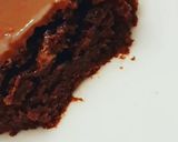 Une image de l'étape 6 de Moelleux au chocolat/Compote de pomme.