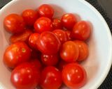 A picture of step 1 of Oven Roasted Vine Tomatoes - Show stopping Veg :).
