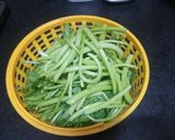 炒春菊的食譜步驟2照片