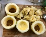 A picture of step 5 of Stuffed Marrow Squash #glutenfree #everydayrecipe #easyrecipe.