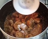 A picture of step 3 of Special Aloo Gosht.