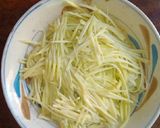 Hình bước làm 1 của món Gởi xoài tôm khô