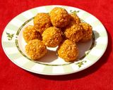 A picture of step 10 of Peanut ladoo.