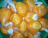 A picture of step 2 of Okpa (Bambara nut cake).