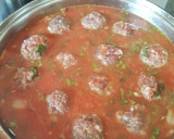 Foto del paso 8 de la receta: Albóndigas de res en salsa de tomate