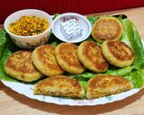 A picture of step 12 of Cheesy Paneer Potato Pancake.