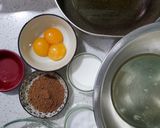 A picture of step 1 of Chocolate chiffon cake.
