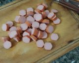 Foto del paso 8 de la receta: Figaza rellena de salchichas y huevo con mozzarella