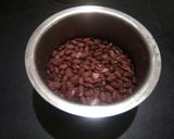 A picture of step 1 of Mexican beans enchiladas.