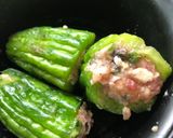 A picture of step 1 of Bitter Melon Soup Stuffed with Fish Paste.