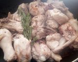 A picture of step 2 of Stir fry Rosemary chicken.