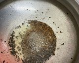 A picture of step 2 of Snake gourd sabji fry.