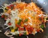 A picture of step 3 of Vegetable Spaghetti Indian Street Style.