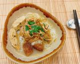 Hình bước làm 6 của món Bún Măng Khô Chay