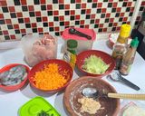 Foto langkah ke 1 dari resep Siomay Ayam Udang.