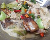 Foto langkah ke 2 dari resep Kotokan Ikan Pari Asap.