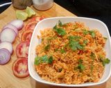 गाजर मटर की तीखी पुलाव (Gajar matar ki tikhi pulao recipe in Hindi) रेसिपी चरण 9 फोटो