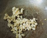 A picture of step 2 of Gond laddu.